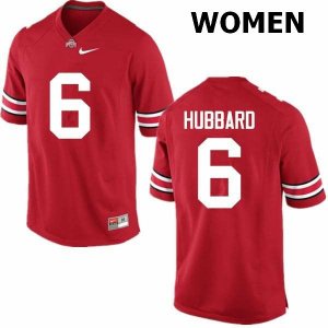 Women's Ohio State Buckeyes #6 Sam Hubbard Red Nike NCAA College Football Jersey Check Out GXC5144RC